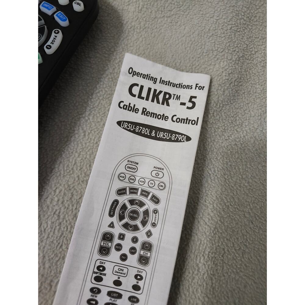 New CLIKR-5 Clicker 5 Cable Remote Control Universal Remote Multi Device - Picture 6 of 10